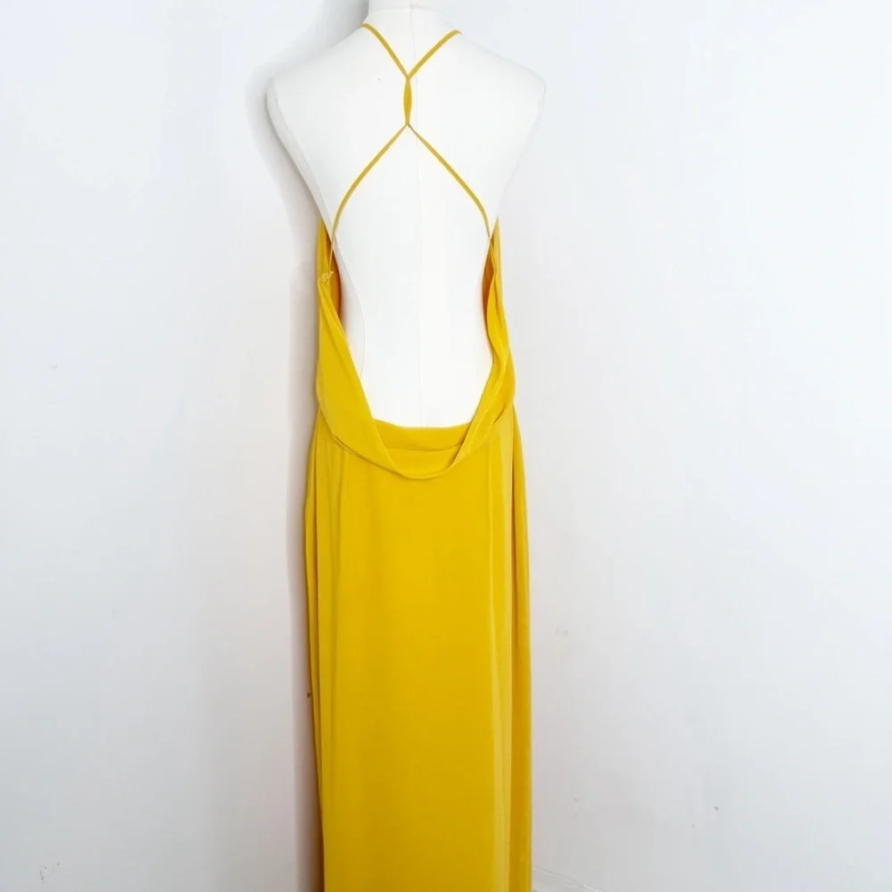 Lovers + Friends Sheyla Maxi Dress in Golden Rod - New with Tags Size Large - Picture 3 of 11